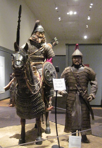 mongol armor and weapons